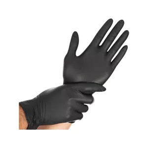 Gant Nitrile NOIR taille M (5A01)
